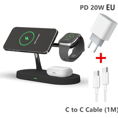 3-in-1 Wireless Magsafe Charger Stand - The Piety Shop