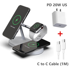 3-in-1 Wireless Magsafe Charger Stand - The Piety Shop