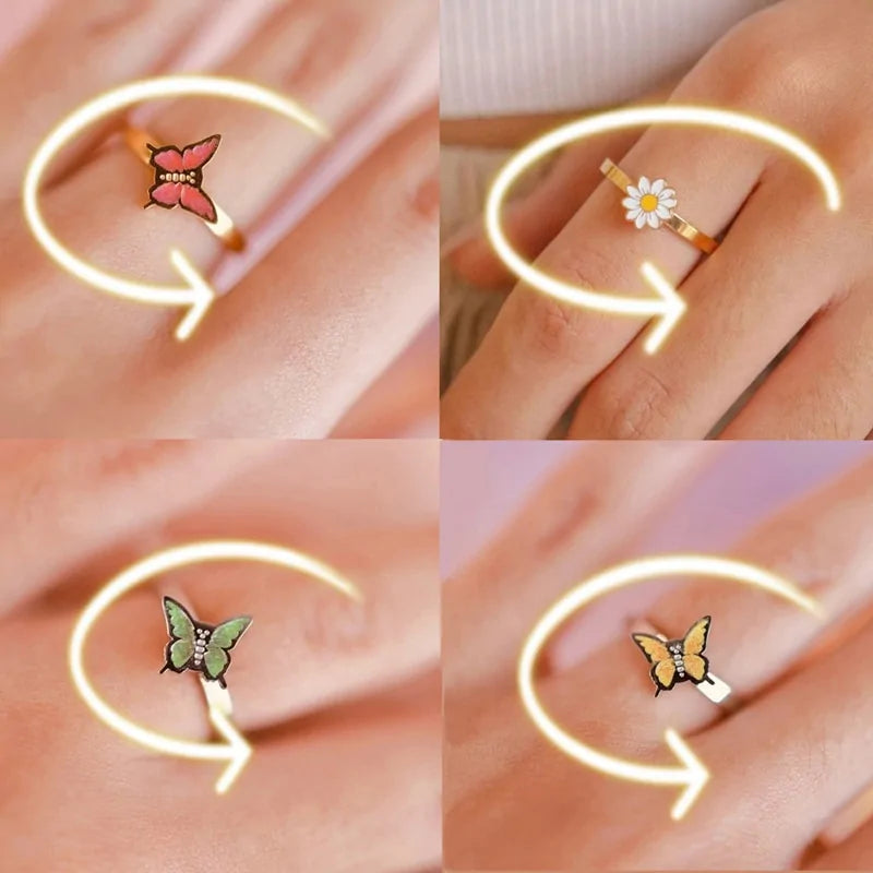 Fidget Rings For Women - The Piety Shop