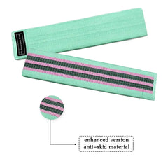 3 Piece Fitness Rubber Bands Resistance Bands - The Piety Shop