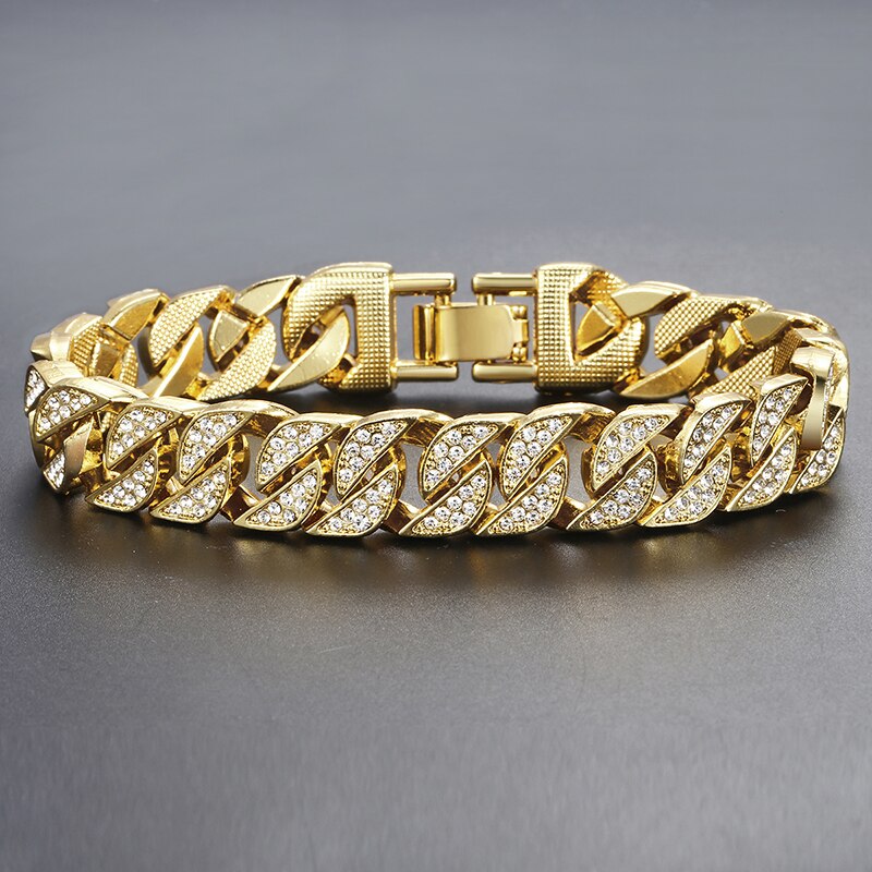 Miami Gold Curb Cuban Bracelet - The Piety Shop