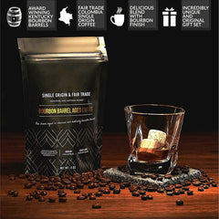 The Gourmet Gift Set - Whiskey Stones & Bourbon Barrel Aged Coffee - The Piety Shop