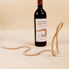 Suspended Rope Wine Bottle Holder - The Piety Shop