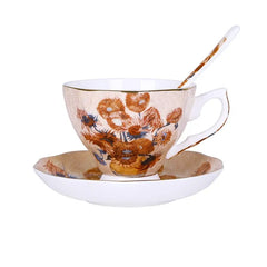 The Sower Irises Saint-Remy Coffee Tea Cups - The Piety Shop