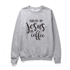 Fueled By Jesus and Coffee Sweatshirt - The Piety Shop