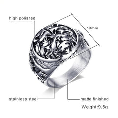 Lion Head Rings - The Piety Shop