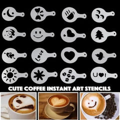 Cute Coffee Instant Art Stencils - The Piety Shop