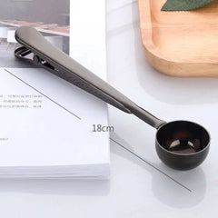 2-In-1  Stainless Steel Coffee Spoon Sealing Clip - The Piety Shop