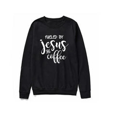 Fueled By Jesus and Coffee Sweatshirt - The Piety Shop