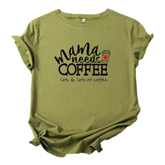 Mama Needs Coffee Funny T Shirts - The Piety Shop