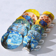 The Sower Irises Saint-Remy Coffee Tea Cups - The Piety Shop