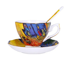 The Sower Irises Saint-Remy Coffee Tea Cups - The Piety Shop