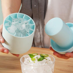 Silicone Cylinder Portable Ice Maker Bucket - The Piety Shop