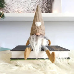 Knitted Faceless Doll Hanging Legs Hand-ground Coffee - The Piety Shop