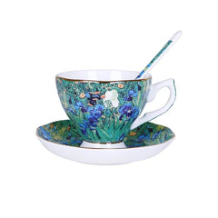 The Sower Irises Saint-Remy Coffee Tea Cups - The Piety Shop