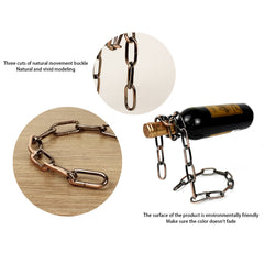 Magic Iron Chain Wine Bottle Holder - The Piety Shop