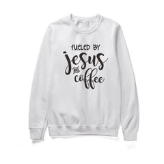 Fueled By Jesus and Coffee Sweatshirt - The Piety Shop