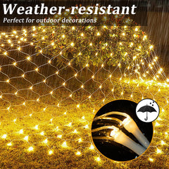 Net Mesh Solar Fairy Lights - The Piety Shop