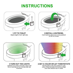 Toilet Night Light - The Piety Shop