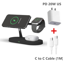 3-in-1 Wireless Magsafe Charger Stand - The Piety Shop