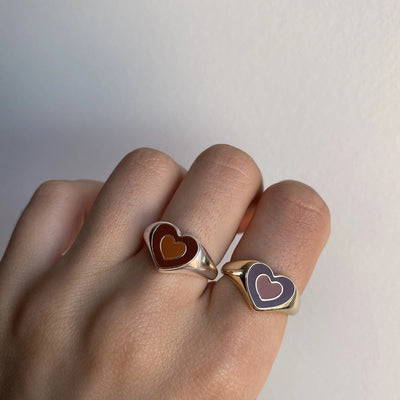 Creative Love Heart Ring - The Piety Shop