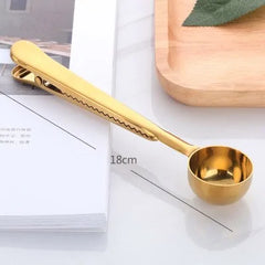 2-In-1  Stainless Steel Coffee Spoon Sealing Clip - The Piety Shop