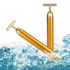 Energy 24K Gold T Beauty Bar Facial Roller Massager - The Piety Shop