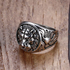 Lion Head Rings - The Piety Shop