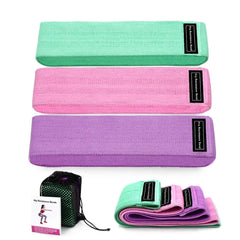 3 Piece Fitness Rubber Bands Resistance Bands - The Piety Shop