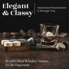 The Gourmet Gift Set - Whiskey Stones & Bourbon Barrel Aged Coffee - The Piety Shop