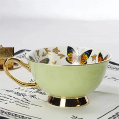 European Bone China Coffee Cup Set - The Piety Shop