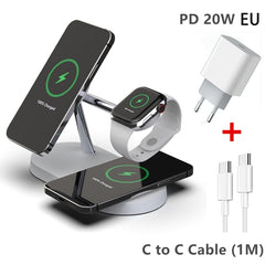 3-in-1 Wireless Magsafe Charger Stand - The Piety Shop