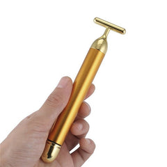 Energy 24K Gold T Beauty Bar Facial Roller Massager - The Piety Shop