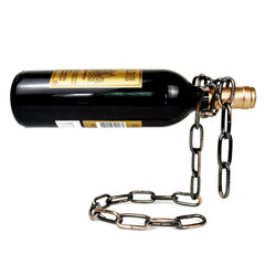 Magic Iron Chain Wine Bottle Holder - The Piety Shop