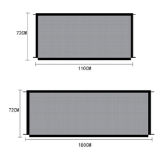 Black Foldable Protection Pet Safety Gate - The Piety Shop