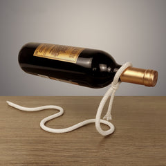 Suspended Rope Wine Bottle Holder - The Piety Shop