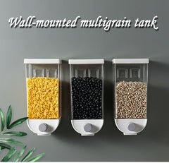 Wall-Mounted Kitchen Multi-Grain Sealed Jars - The Piety Shop